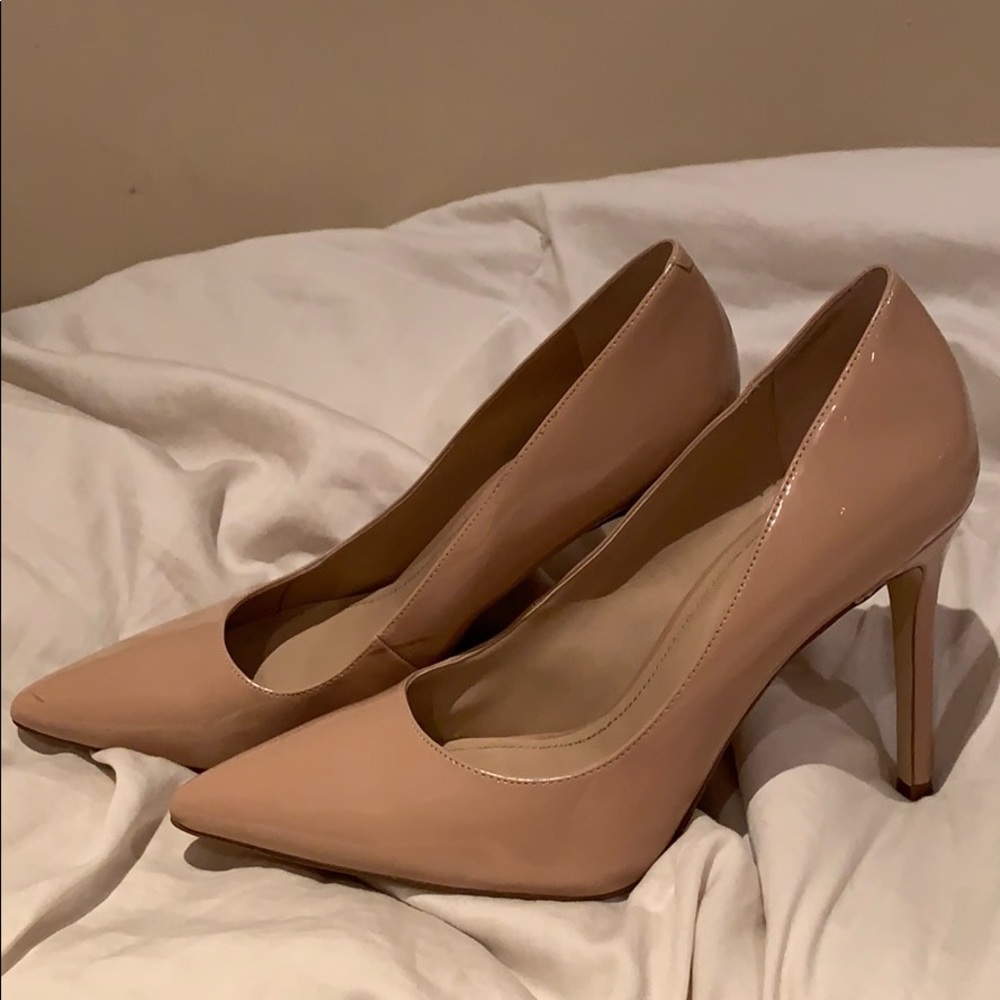 BCBGeneration Nude Pointed Toe Heels